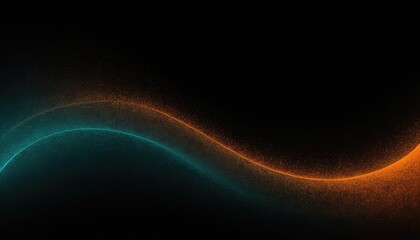 Poster - Abstract wave motion pattern on dark blue background wallpaper for digital technology AI Generated 2
