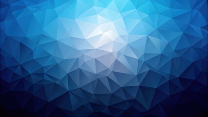 Poster - Dark blue gradient abstract polygon shaped background, gradient, abstract, polygon, shapes, design, background, texture