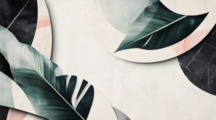 black and white pattern green mix  background wallpaper 4K