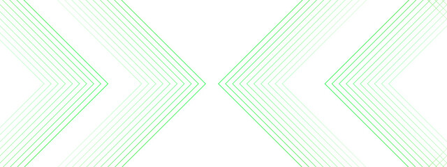 Fototapete - Minimalist Abstract Green Gradient Lines with Chevron Design on White Background. Modern Geometric Illustration for Digital Art and Creative Projects. Blue gradient geometric lines pattern
