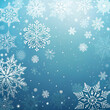 © Daani - snow flakes on blue gradient background
