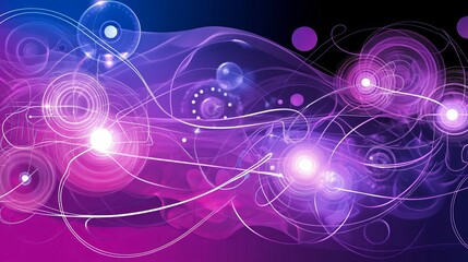 Poster - Abstract Cosmic Network Vibrant Energy Flow