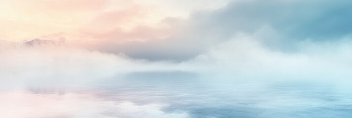 Leinwandbilder - Blurred reflections create contemplative emotions in serene water setting. Generative AI