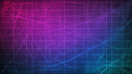 Poster - Abstract Grid Network Digital Art Design (1)
