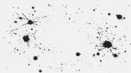 Poster - Abstract Ink Spatter Background Design Element