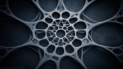Poster - Abstract Network Intricate Cellular Structure Design