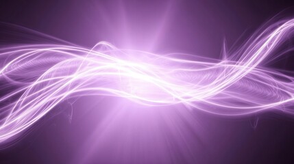 Wall Mural - abstract purple energy waves light burst background