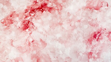 Poster - Abstract Red and White Watercolor Texture