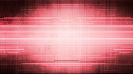 Poster - Abstract Red Technology Background Grid Lines