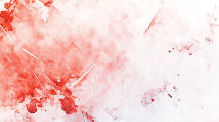 Poster - Abstract Red Watercolor Texture Background Design
