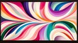 © Big9869 - Abstract Swirling Rainbow Hues, Vivid Color Burst