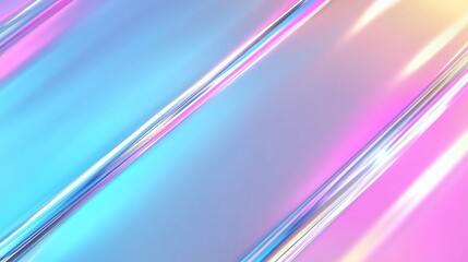 Poster - A vibrant abstract background featuring gradient colors and light reflections.