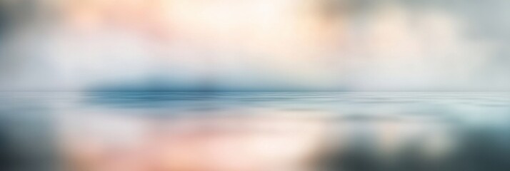 Leinwandbilder - Reflections of emotion in a blurred mirror creating a sense of introspection and tranquility. Generative AI