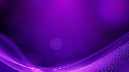 Poster - Purple waves and bokeh effect create a dynamic and vibrant abstr