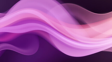 Poster - Abstract purple and pink waves flowing smoothly