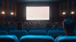 © Badisaba - A movie theater showcases a large screen with people