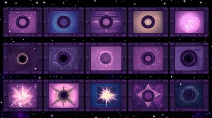 Poster - Cosmic Data Stream Sixteen Celestial Gateways