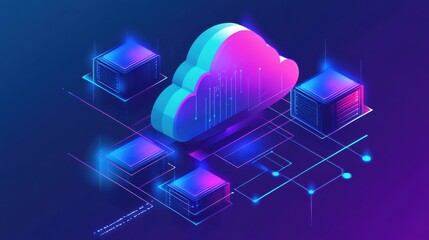 Poster - Digital transformation initiatives involve integrating advanced technologies into business operations. By adopting tools such as cloud computing artificial intelligence