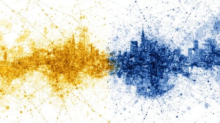 Poster - Dual Cityscapes Networked Urban Data Visualization
