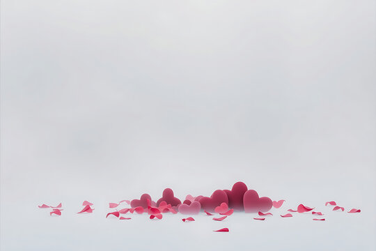 Happy Valentines Day typography poster with handwritten calligraphy text, Vector illustration
