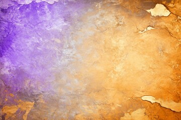 Poster - Abstract textured background with purple and orange hues.