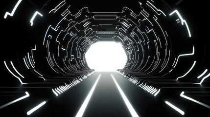 Poster - Endless Journey Across a Dark Circuit Board Landscape, featuring intricate patterns, vast expanses, and a sense of exploration in a tech-inspired realm.