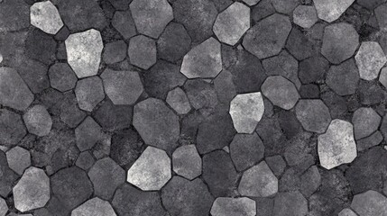 Poster - Seamless Grey Stone Texture Background Pattern