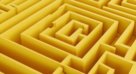 ia generated. yellow maze background