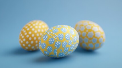 Canvas Print - Decorated Easter Eggs