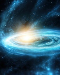 Poster - Exploring the Mesmerizing Beauty of Andromeda Galaxy in Deep Cosmic Space