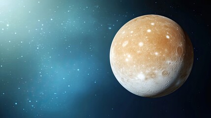 Poster - Exploring the Secrets of Ganymede, the Largest Moon in Our Solar System and Its Unique Features