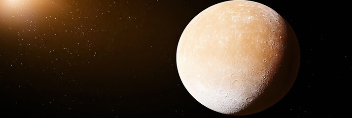 Poster - Exploring Ganymede, the Largest Moon Revealing Its Hidden Secrets in the Vast Solar System