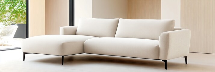 Poster - Modern Minimalist Furniture for a Serene Living Space With Elegance and Comfort
