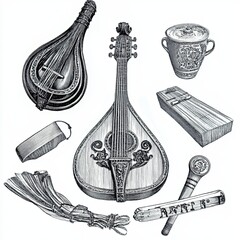 Poster - Exploring Traditional Musical Instruments and Creative Art Pieces From a Vibrant Cultural Heritage