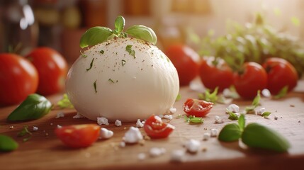 Poster - mozzarella and tomato