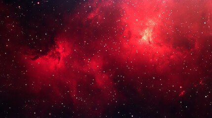 vibrant crimson cosmos featuring an enigmatic red galaxy – stunning space background concept for dig