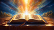 © Fazila - Free photo holy bible with rays of light coming out ai generative