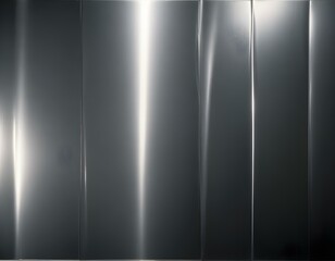 Wall Mural - Silver smooth, polished, curly, waved, plane, slab texture macro close-up pattern