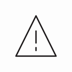 Poster - Warning danger alert caution triangle icon vector sign
