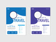 © Rajib Biswas - Tour and travel flyer template designed with abstract and minimalist concept.