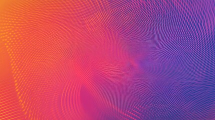 Leinwandbilder - Abstract swirling lines in vibrant orange and purple hues