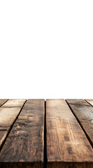 Aufkleber - Wooden tabletop surface, rustic texture creating minimal backdrop for product presentation