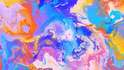 Aufkleber - A Vibrant Abstract Swirl Portrayed in Beautiful and Colorful Patterns for Enthrallment