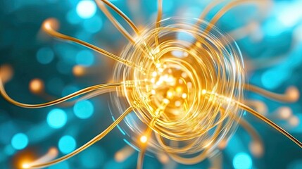 Poster - Discovering Quantum Computer Connections With Glowing Filaments and Energy Flow