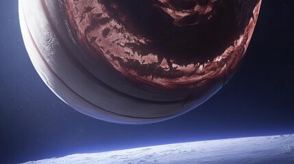 Aufkleber - Exploring the Secrets of Jupiter's Largest Satellite and Its Enigmatic Features in the Cosmos