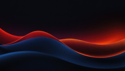 Poster - Technology style glowing shiny wave background
 8