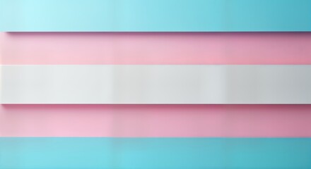 Abstract pastel colors paper texture background. Light blue pink, white geometric shapes arranged in horizontal layers create minimal design element. Abstract background with soft colors for pride,