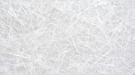 Poster - A close-up of a textured, white, fibrous material resembling synthetic fibers.