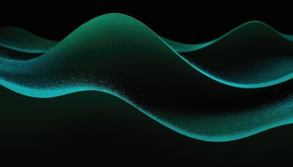 Poster - 3D render of an abstract technology with flowing particles
9