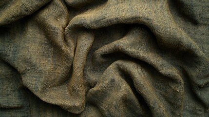 Poster - A close-up of textured fabric showcasing folds and creases.